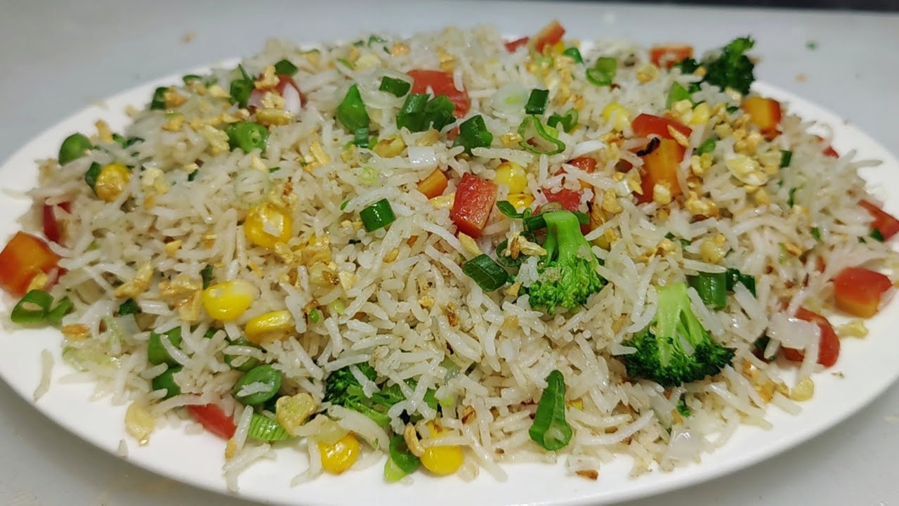 Burnt Garlic Veg Fried Rice | वेज़ फ्राइड राइस | Veg Fried Rice | Garlic Fried Rice | Chef Ashok
