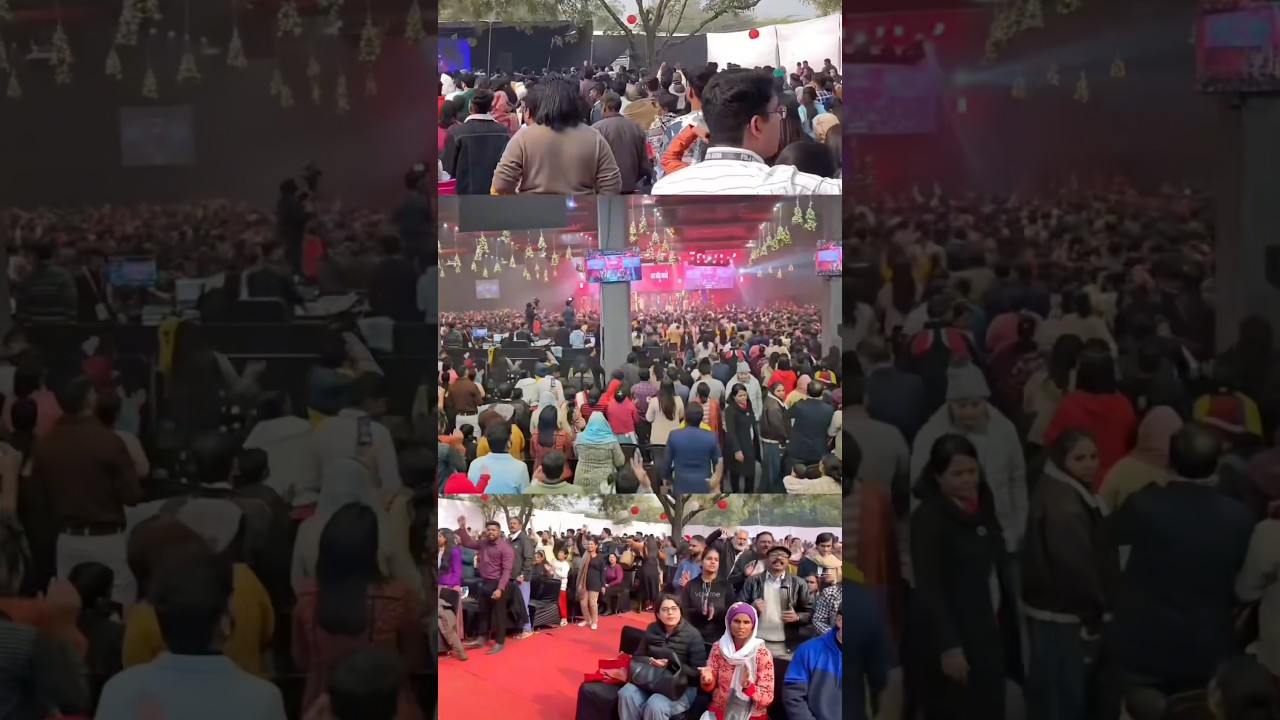 Biggest Christmas Celebration in Delhi at FOLJ Church. 🎄🔥 Here&rsquo;s a glimpse of it✨