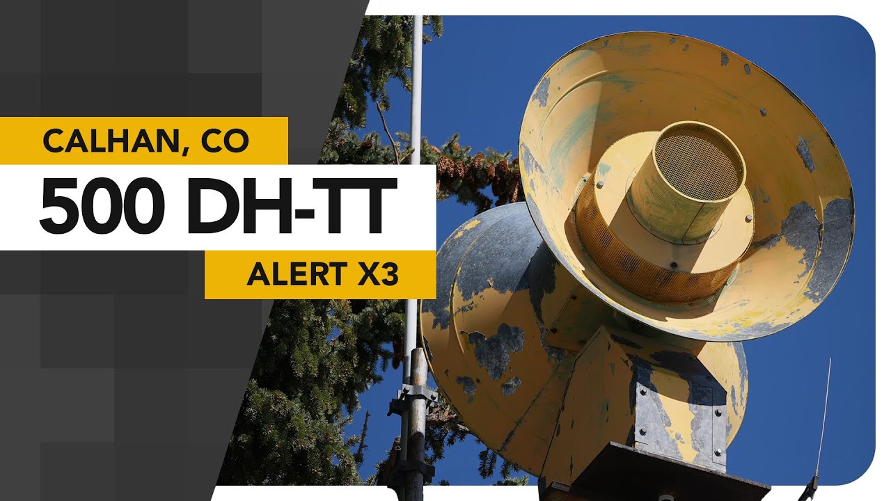 Federal Signal 500 DH-TT | Alert x3 | Calhan, CO