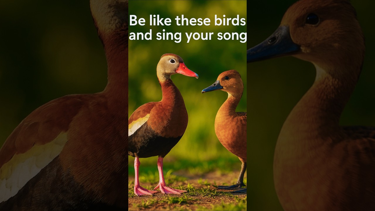 Whistling Ducks Singing | Rare Nature Sounds of Tropical Wetlands | Bird Calls & Natural Calm