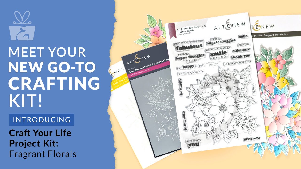 Get started with the 4-in-1 Craft Your Life Project Kit: Fragrant Florals!