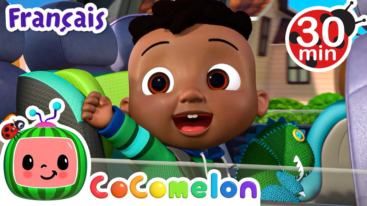 La chanson du siège auto | @CoComelonCodyTimeFrancais  | Dessin Animé