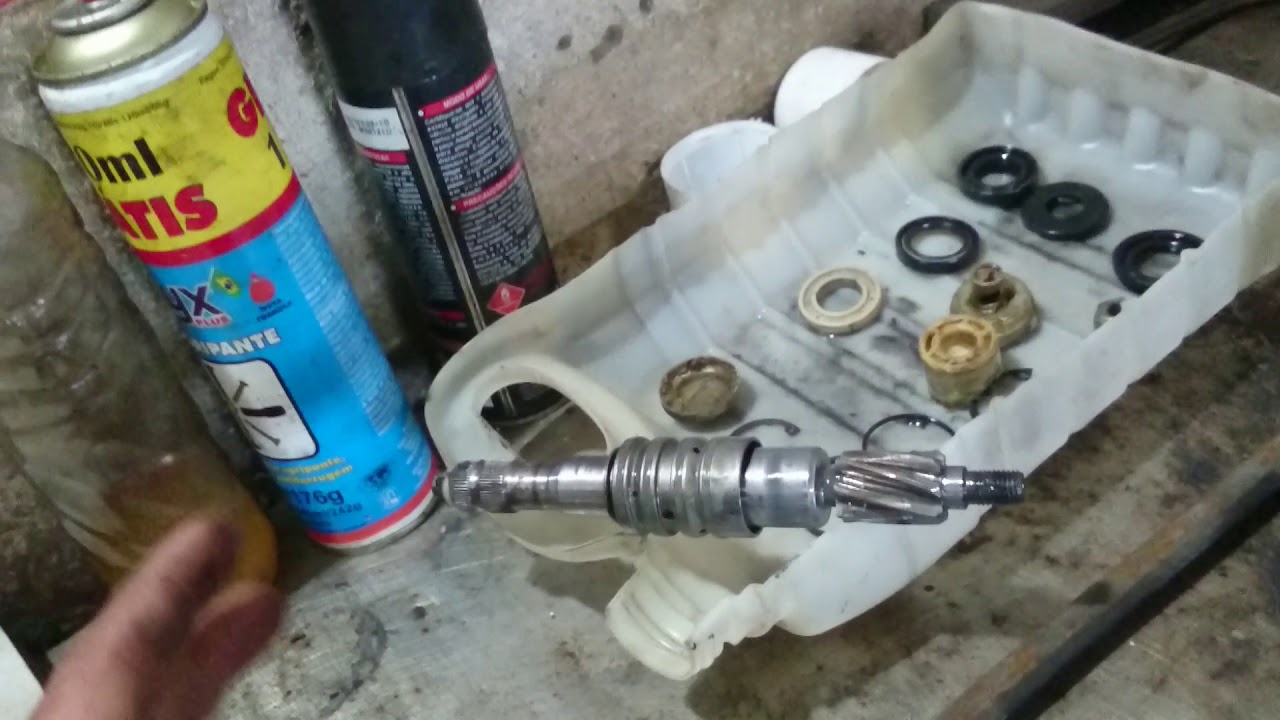 Trocando reparo da caixa de direção do fiat tipo