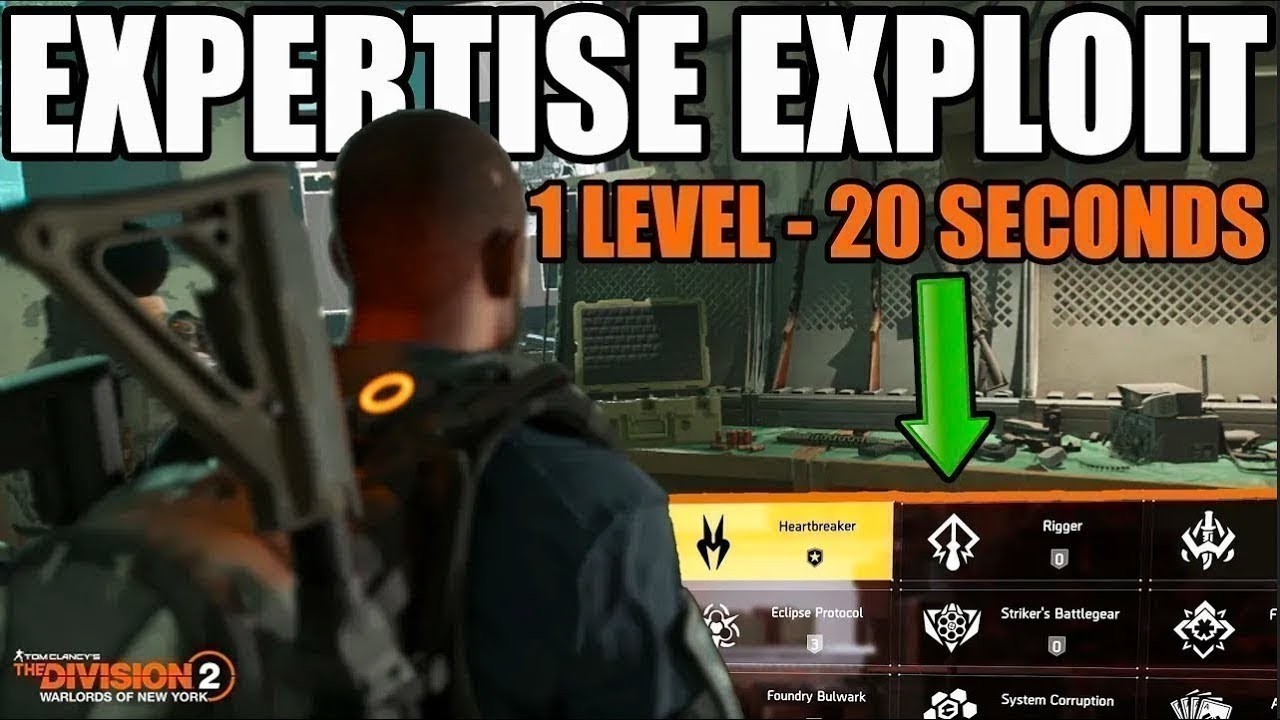 DO THIS NOW! BREAK YOUR EXPERTISE SYSTEM WITH BEST SOLO FARM  | Division 2
