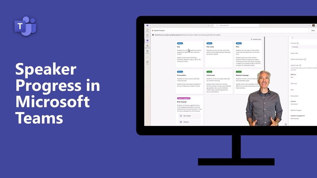 Как использовать функцию «Прогресс докладчика» в Microsoft Teams для образования