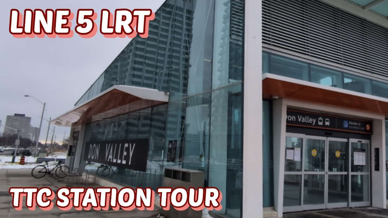 LINE 5 LRT Don Valley Station Tour 