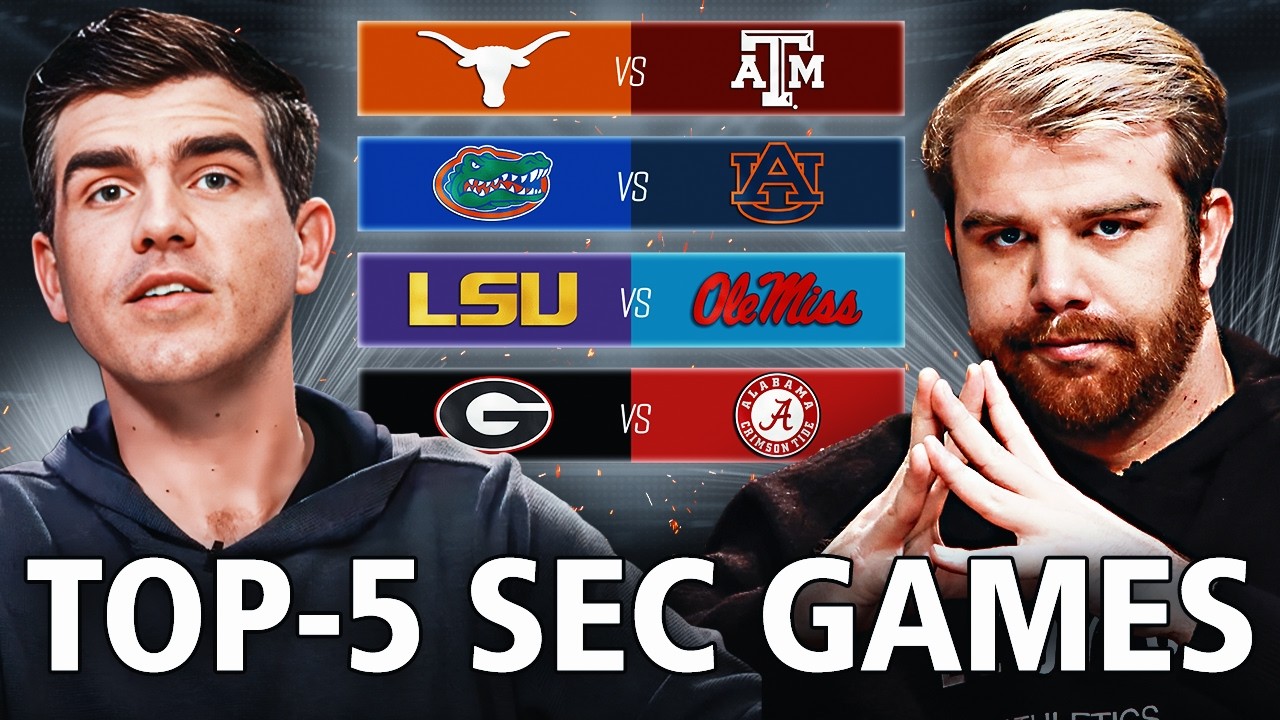 TOP-5 SEC Football Games in 2026
