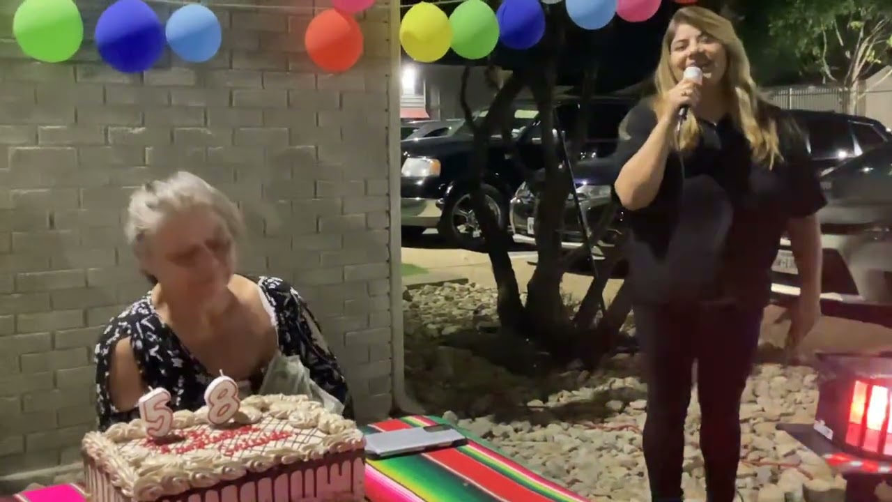 El cumpleaños de mi hermana recuerdos que paz descanse 
