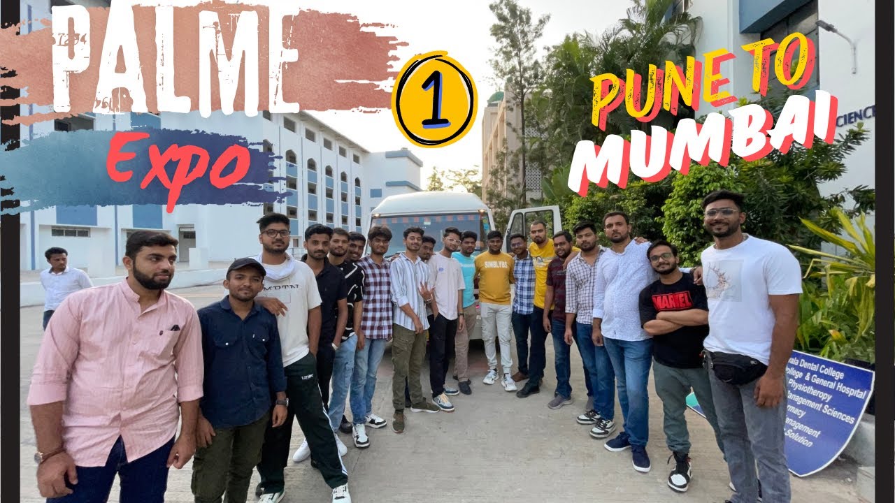 Pune to mumbai 🚌  ||Palme expo || expo || part one