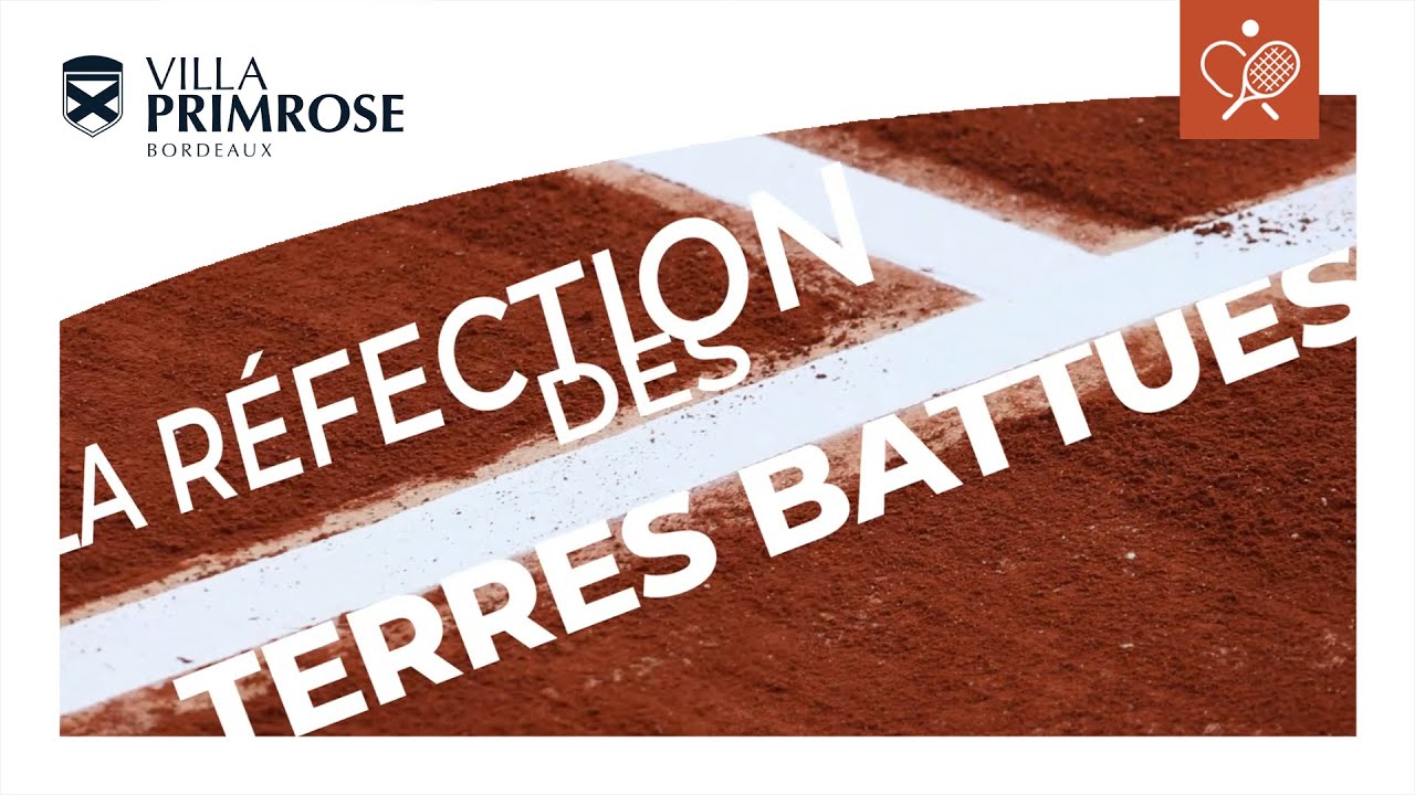 Comment réalise-t-on les courts de tennis en terre-battue ?