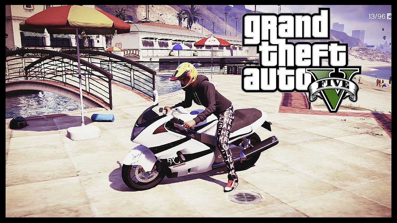 GTA 5 Shitzu Hakuchou Bike Stunt Montage