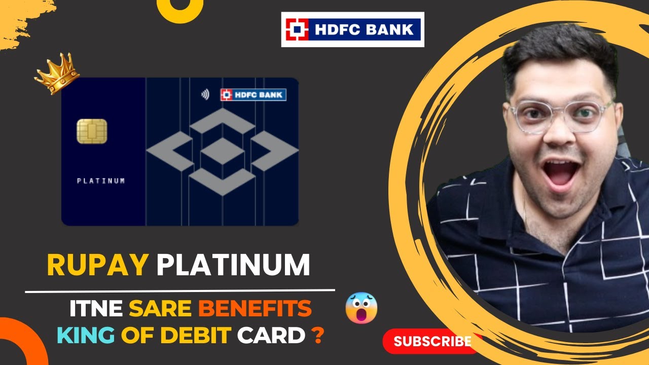 HDFC Rupay Platinum Debit Card 🔥 | Benefits & features