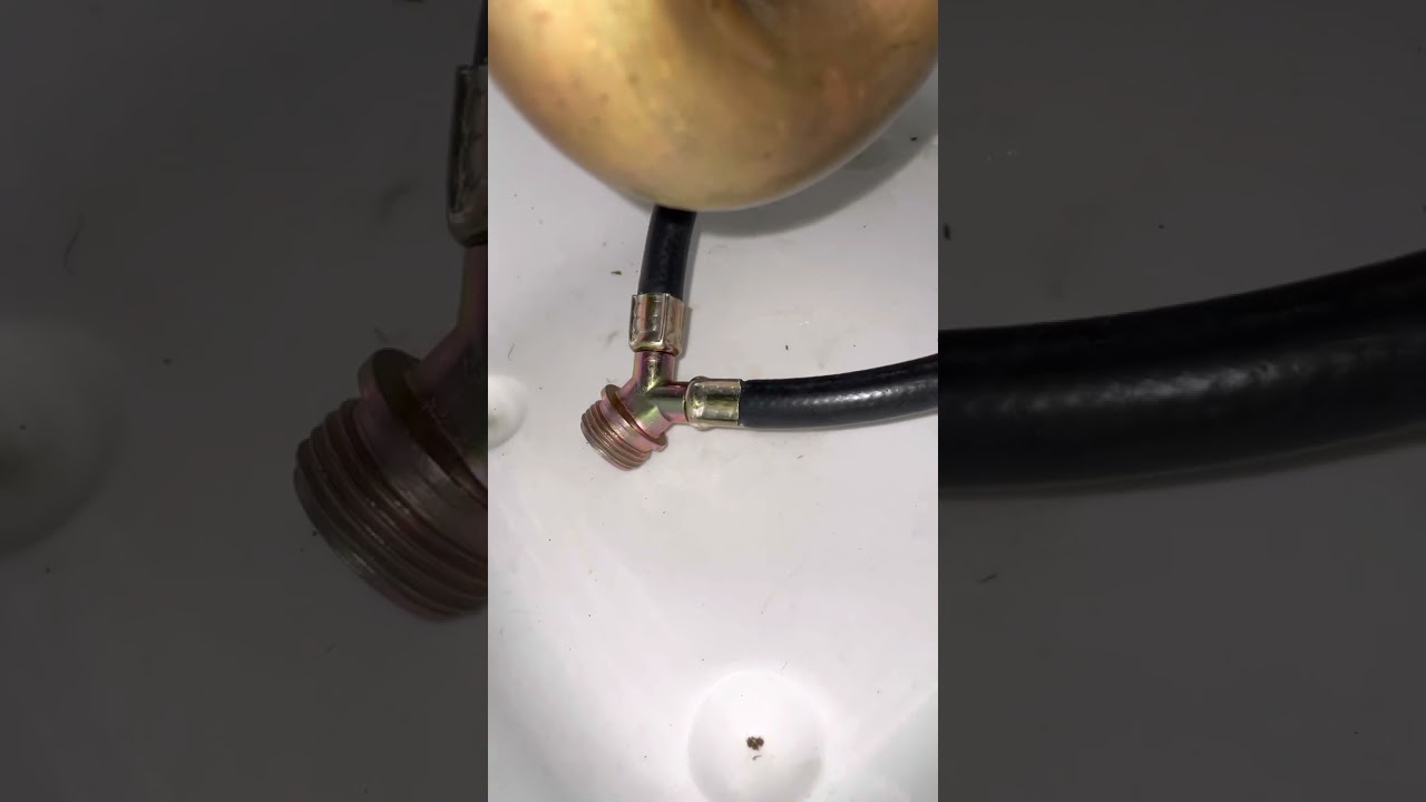 Plumbing under garage utility sink.