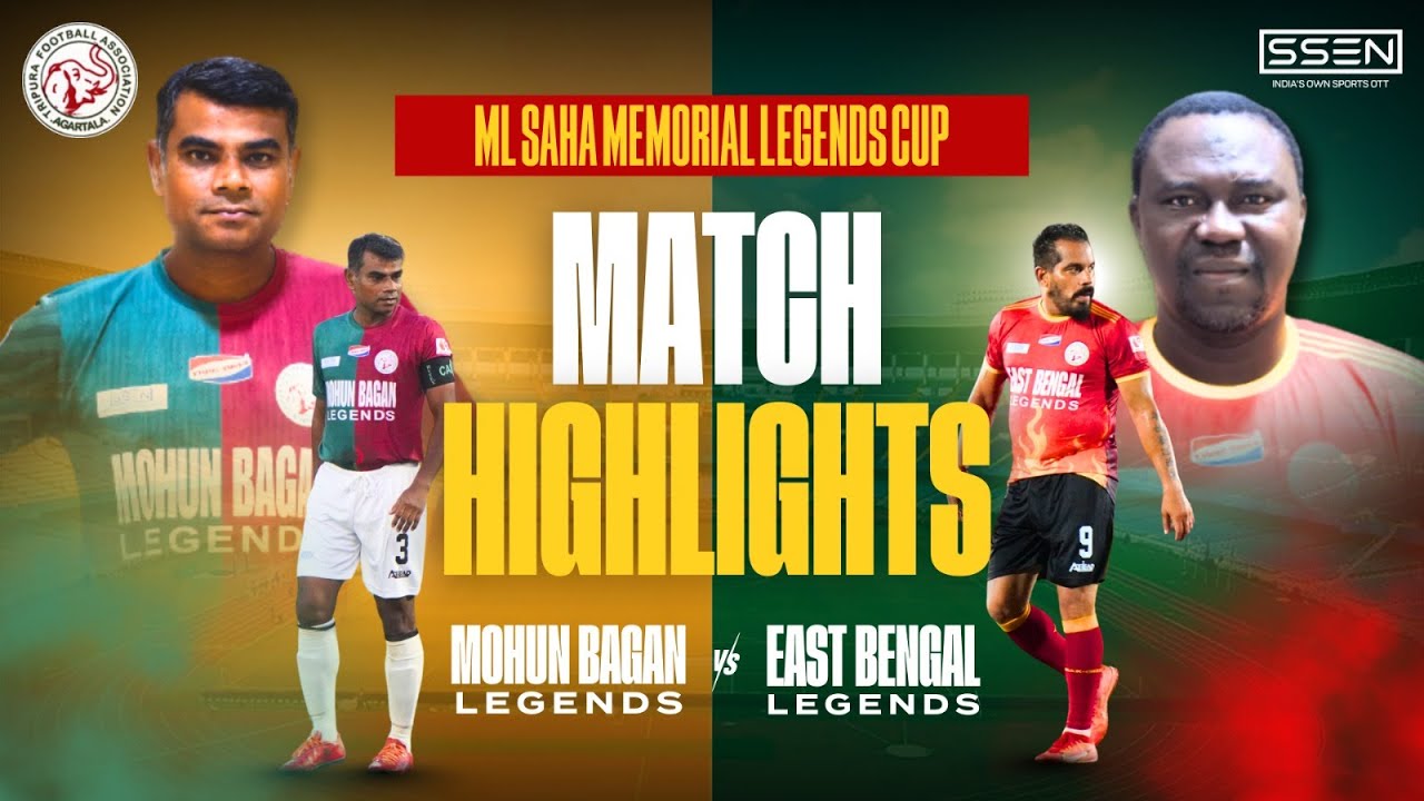 East Bengal Legends VS Mohun Bagan Legends | Epic Legends Derby Clash | Full Highlights