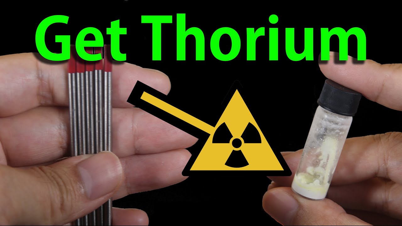 Extracting Thorium Dioxide from Thoriated Tungsten Rods