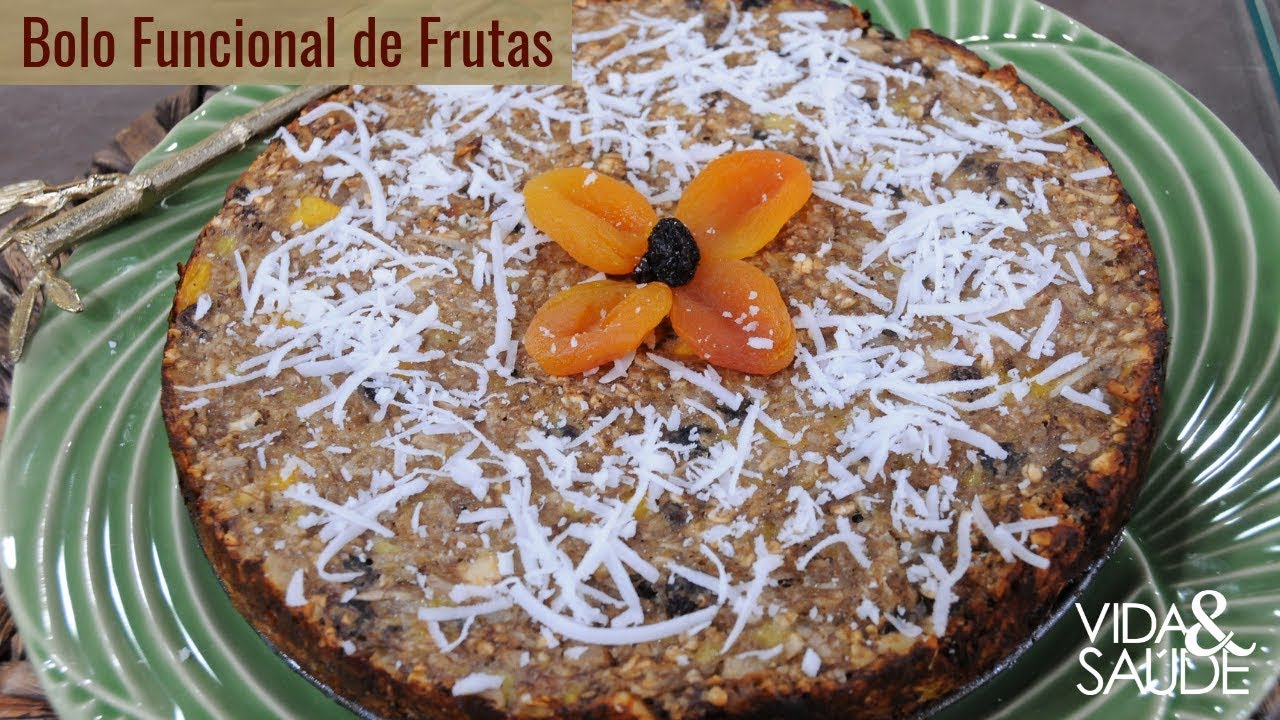 Receita: Bolo funcional de frutas com Cleonice Pereira (10/04/19)