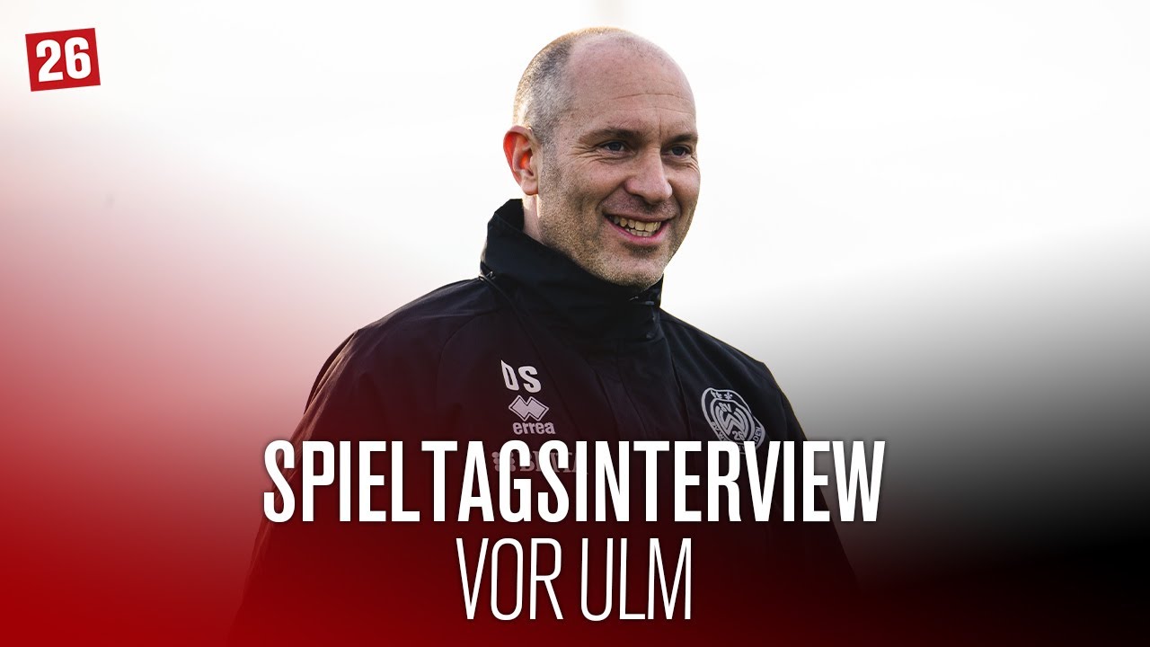 SPIELTAGSINTERVIEW vor SSV Ulm 1846 Fußball vs. SV Wehen Wiesbaden I 3. Liga I 20. Spieltag