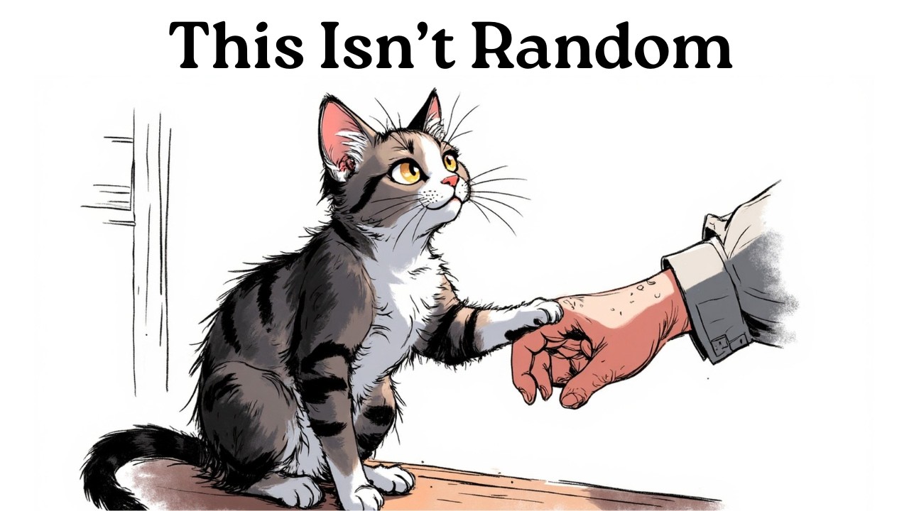 When a Cat Puts Their Paw on You, This Is What It Really Means