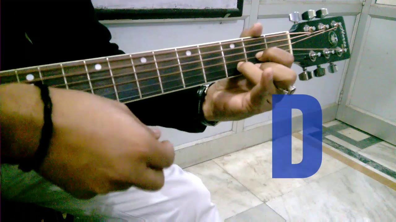 Wo lamhe guitar lesson, chords and strumming by abhishek Srivastava.