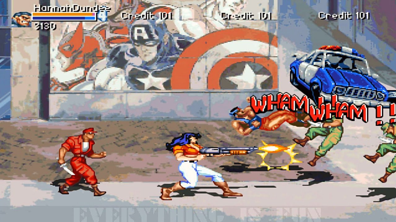 Captain Commando And The Avengers (Hannah Dundee) #OpenBOR #Gameplay #Download
