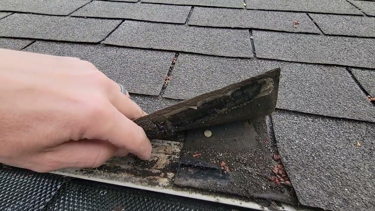 Roof leaking behind gutter into the Soffit