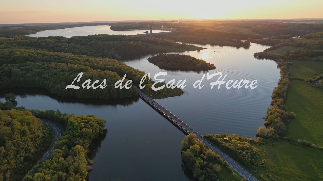 Lac de l'eau d'heure - 4K DRONE - BELGIUM - Dji Air 2S