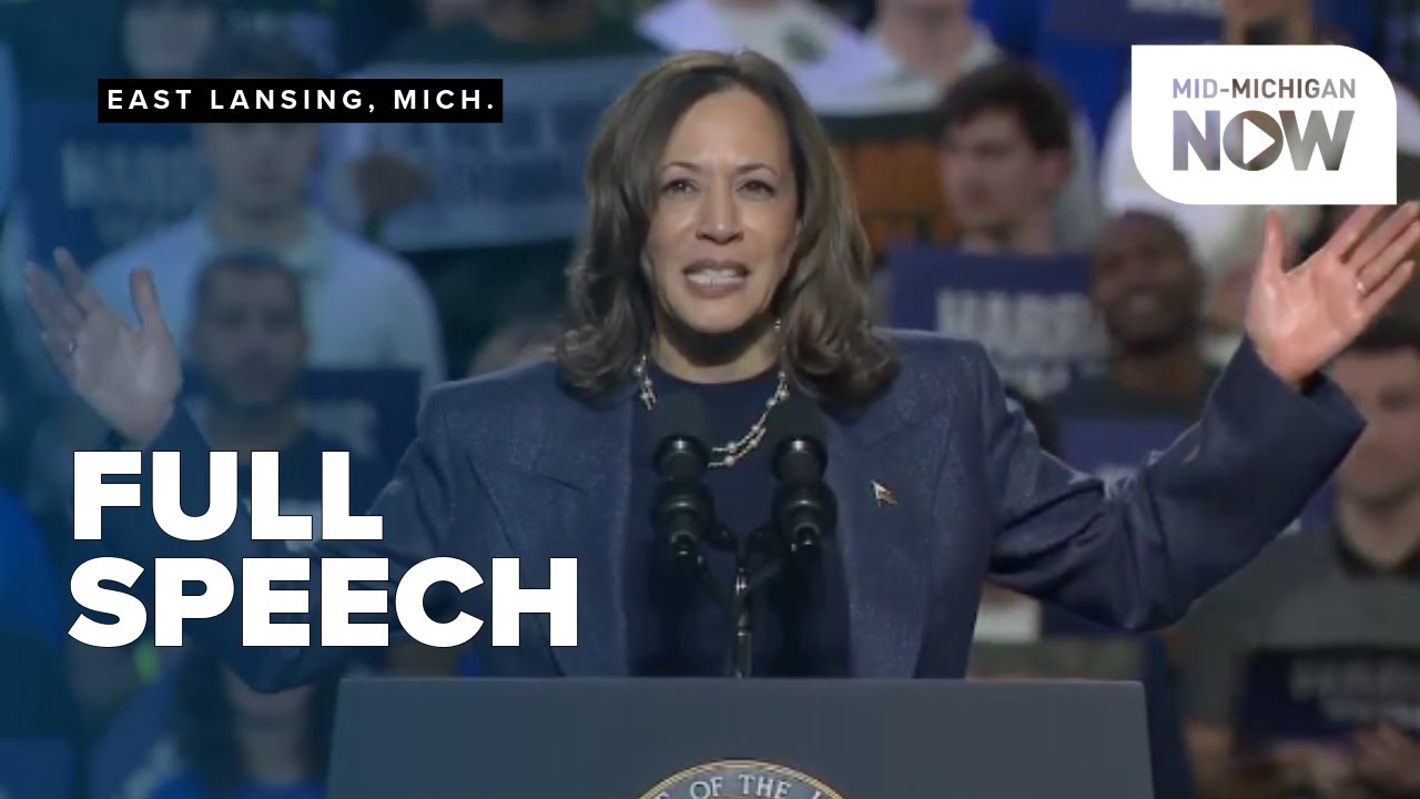 Kamala Harris speech from Michigan State University DAYS before election
