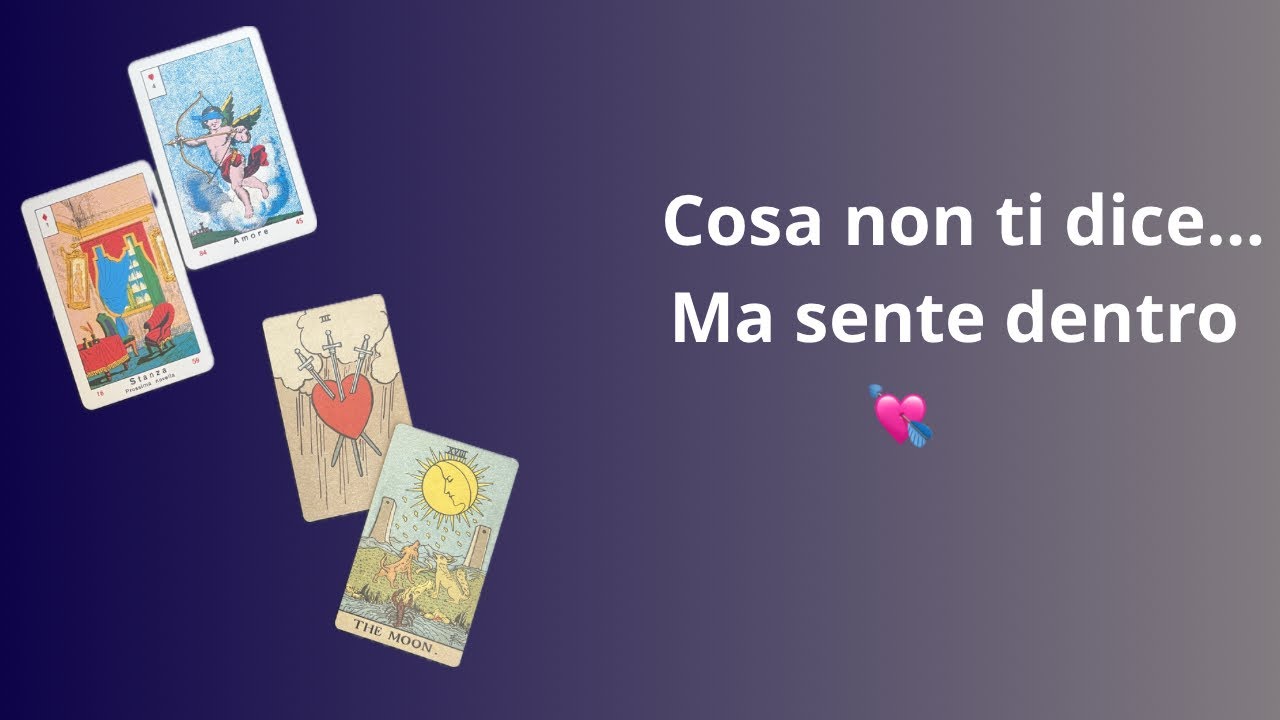 interattivo - cosa non ti sta dicendo...ma sente dentro