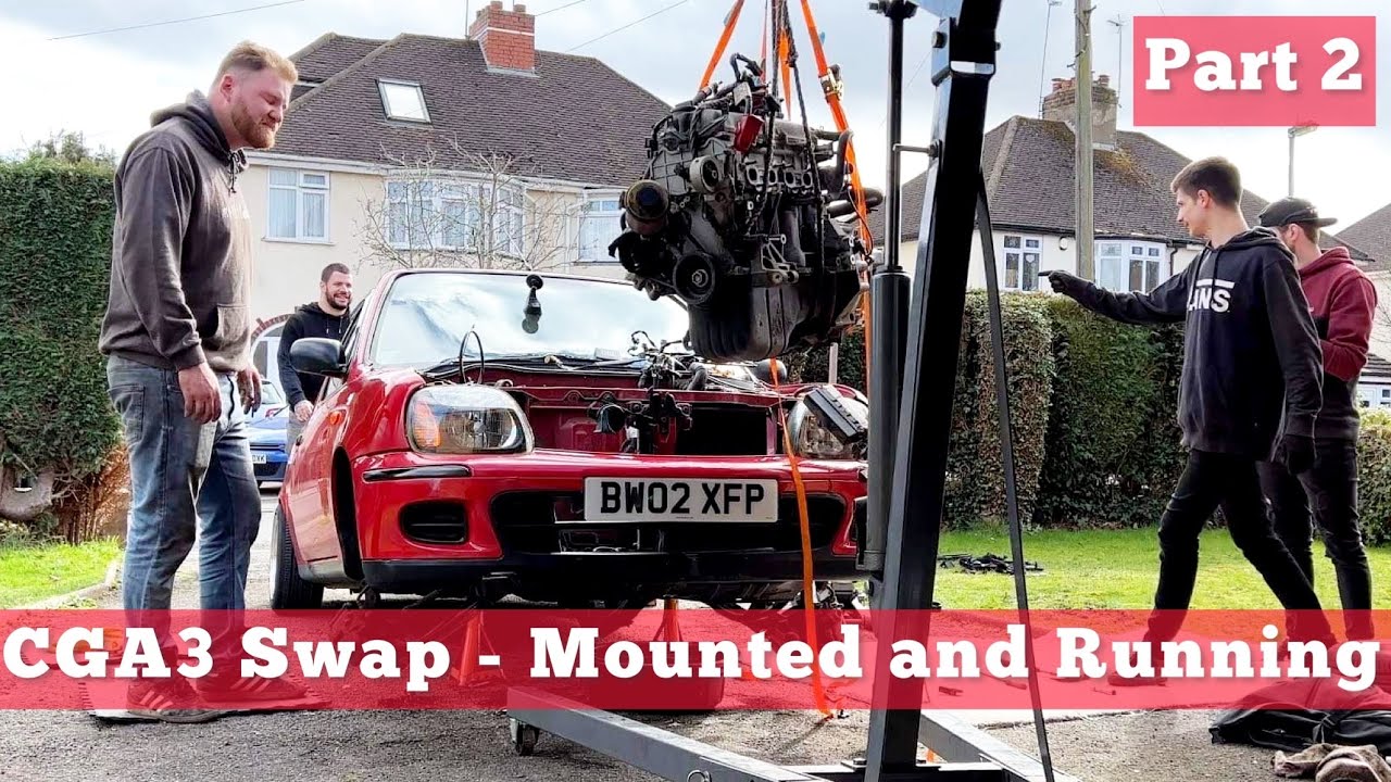 Micra K11 CGA3 - New engine running smooth! - Part 2