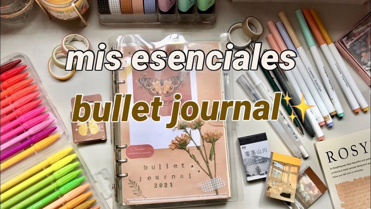 Mis esenciales/ básicos para hacer BULLET JOURNAL