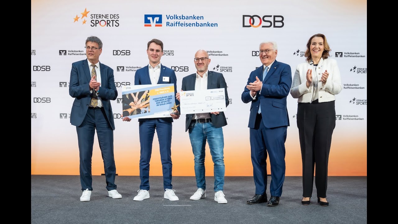 „Großer Stern des Sports“ in Gold 2024: TSB Flensburg mit der VR Bank Nord eG