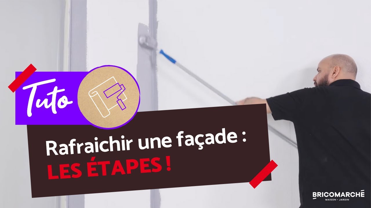 Comment repeindre une fa&ccedil;ade de maison ? I Bricomarch&eacute;