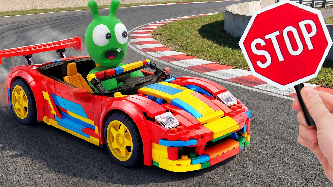 Pea Pea Takes the Ultimate Car Race Challenge! 🏎️🏁