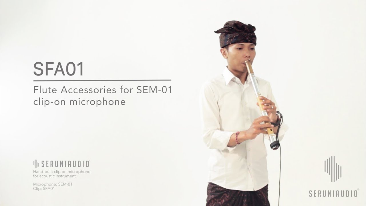 SERUNIAUDIO&trade; // How to Mic Vertical Bamboo Flute Using SFA01