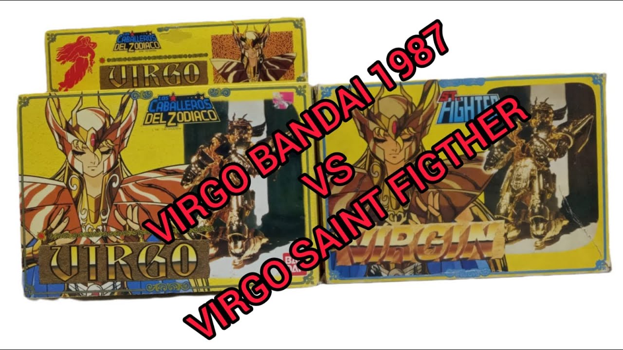 COMPARATIVA VIRGO BANDAI 1987 VS VIRGO ST FIGTHER EN QUE NO TE DEN GATO POR LIEBRE.