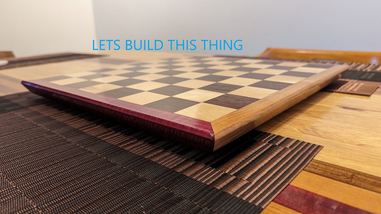 A wood working project that actually sells! Lets build a Chess Board,