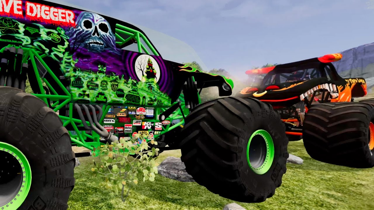 Monster Truck Mud Race #4 | BeamNG | Wills World