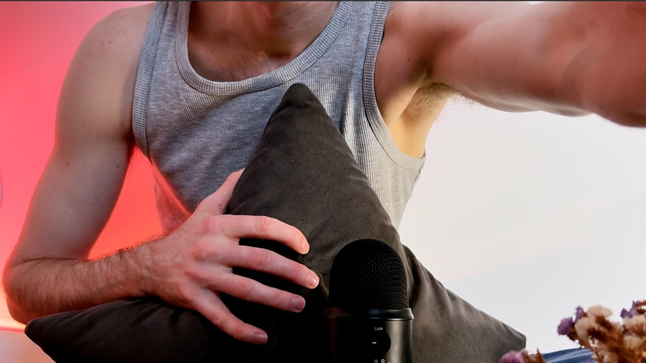 ASMR No Talking / Relax ASMR with Pillow / Hands / Hugs / Sleep