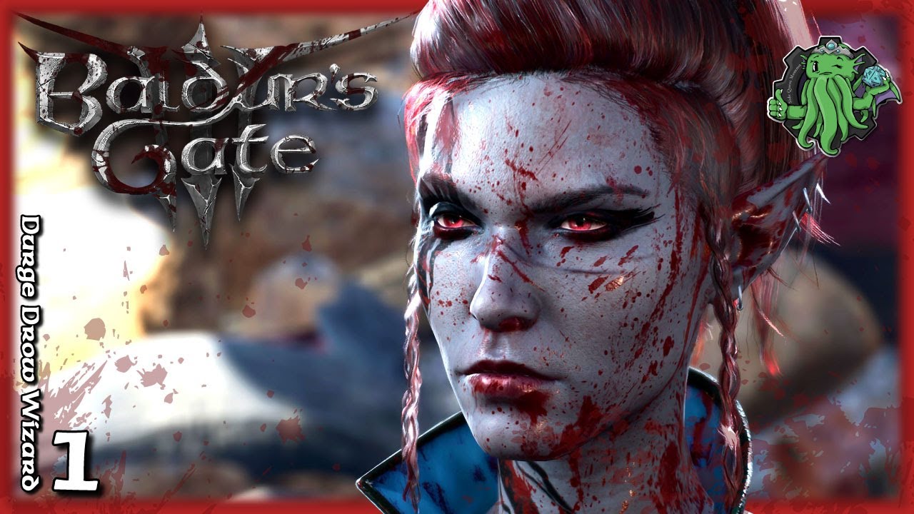 Baldur's Gate 3 - Durge Drow Wizard: Part 1 - Who Am I? (Playthrough)