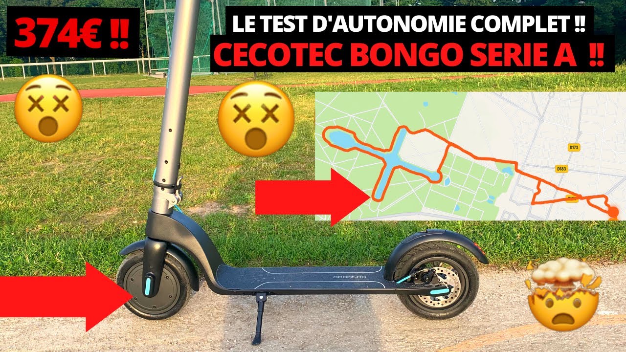CECOTEC BONGO SERIE A : LE GRAND TEST D'AUTONOMIE !! VOUS SEREZ SURPRIS !! TROTTINETTE ÉLECTRIQUE !