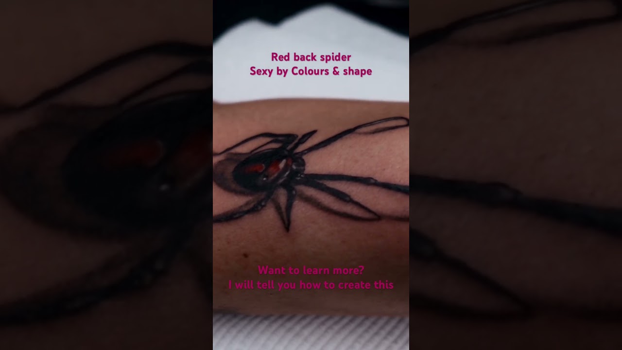 #redbackspider #learntattooing #thaigerink #cairns