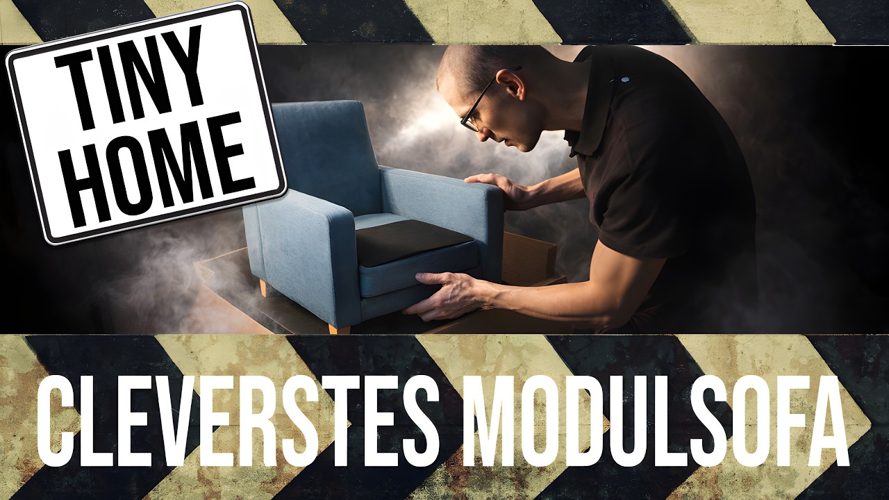 Cleverstes Sofa für das Container Tiny House! KAUTSCH als modulares Couchsystem für jeden