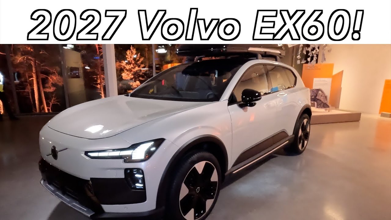 An Early Close Look at the All New, 2027 Volvo EX60 BEV! Experts Share Details!