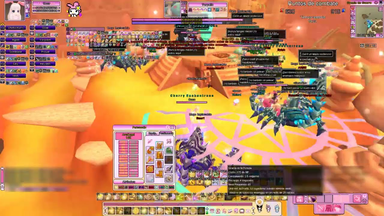【Grand Fantasia Violet】GvG ~ Manhosas vs Rework ~ Santo 100