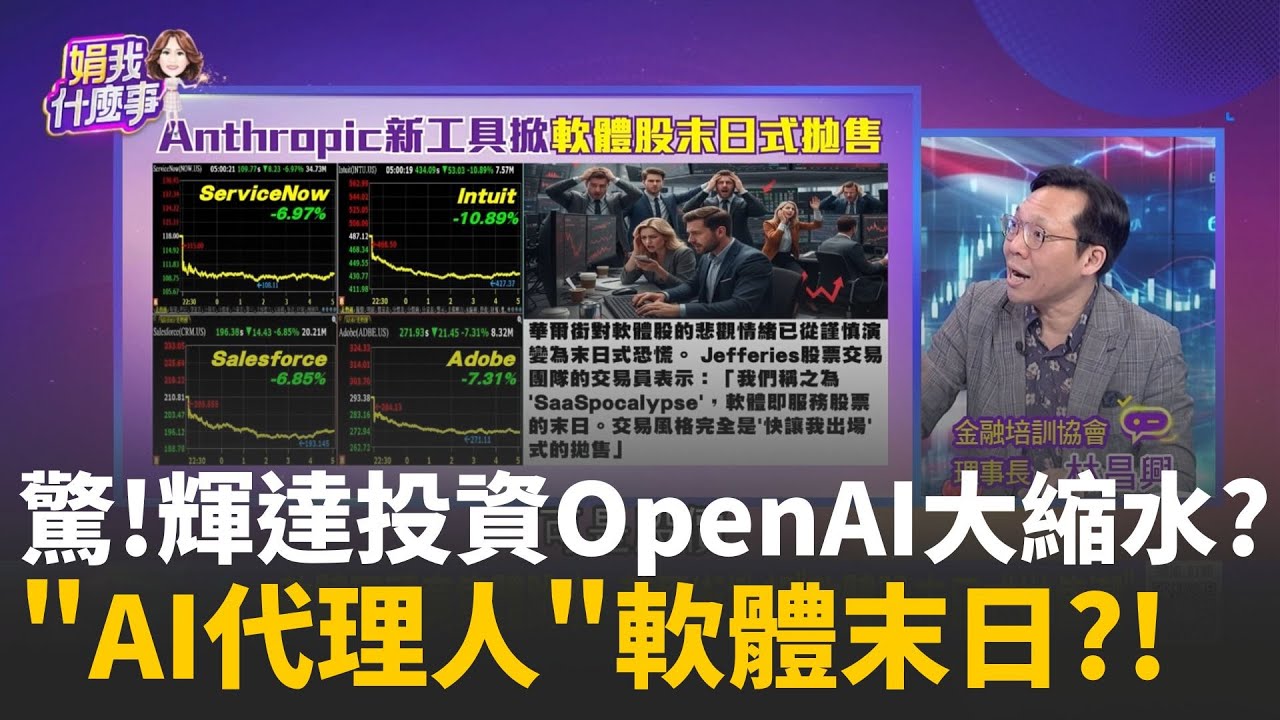 不只是工具還是威脅!  Anthropic新工具恐顛覆軟體市場軟體巨頭竟集體跳水! 華爾街掀起
