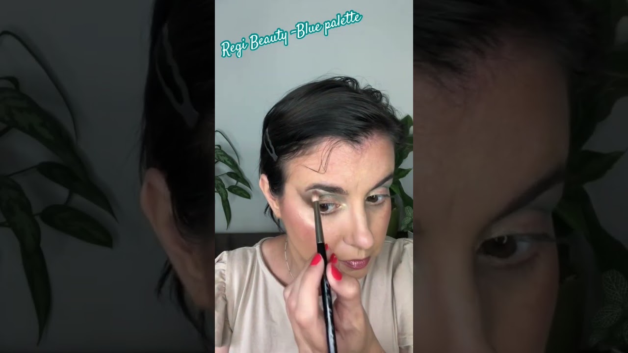 Mermaid eyes - Regi Beauty - Blue Palette #smink #glitter