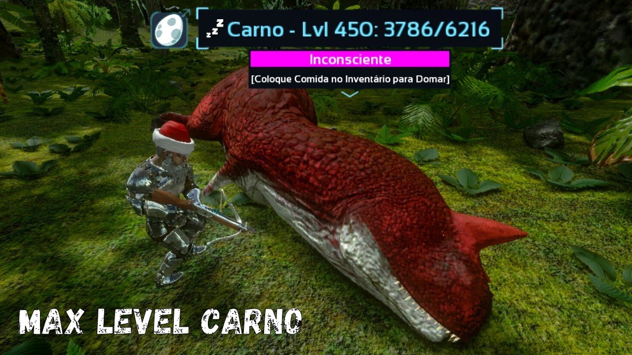MAX LEVEL CARNO TAMING!! |ARK SURVIVAL EVOLVED MOBILE EP5 S1 (domando carnotauro level m&aacute;ximo)