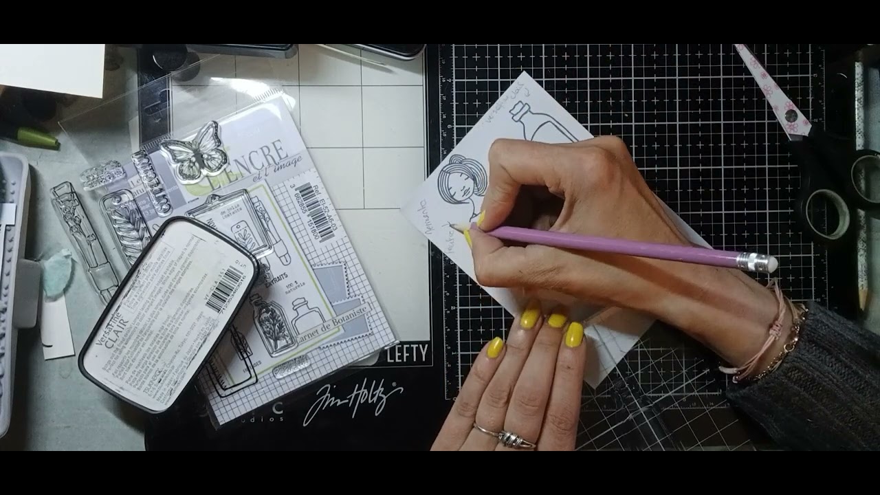derniers achats kippers et test paper stamping marianne design