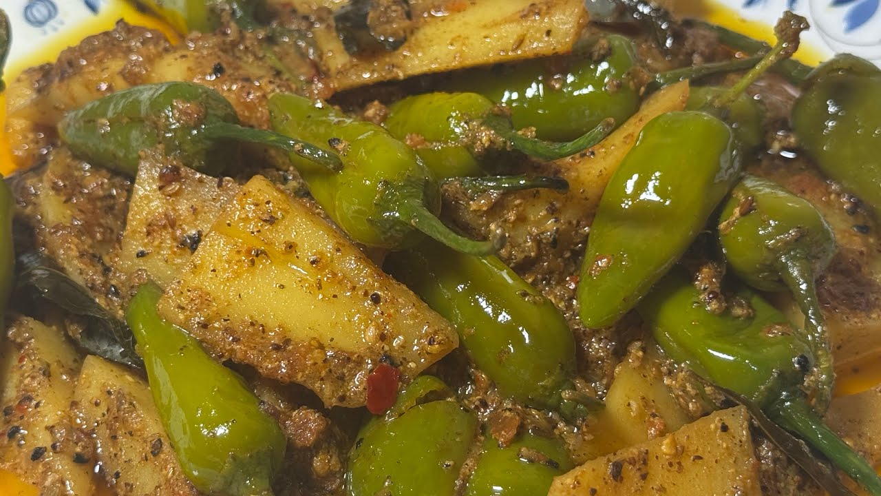 Achari mirch aloo by sheerin Ali support my channel 