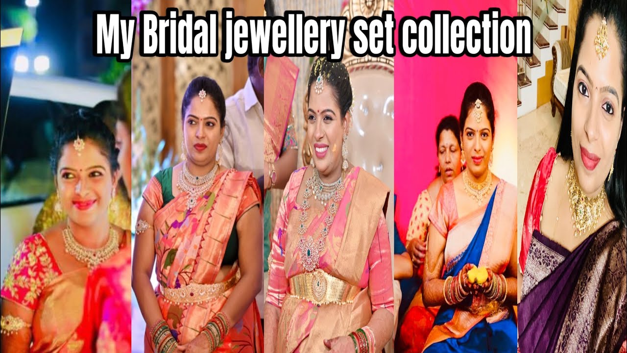 My Bridal Jewellery Collection || Tikka, Nosepin, Champasaralu, Babybangles💎💎